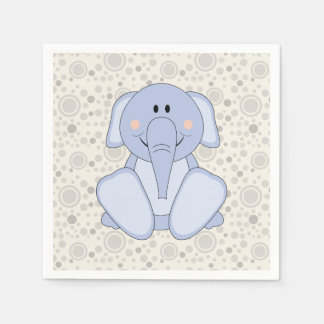Servilleta De Papel Cutelyn Baby Blue Elephant