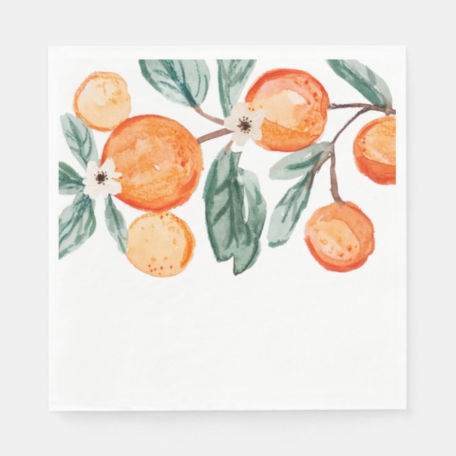 Servilleta De Papel Cutie Clementine Fiesta Napkins (Anverso)