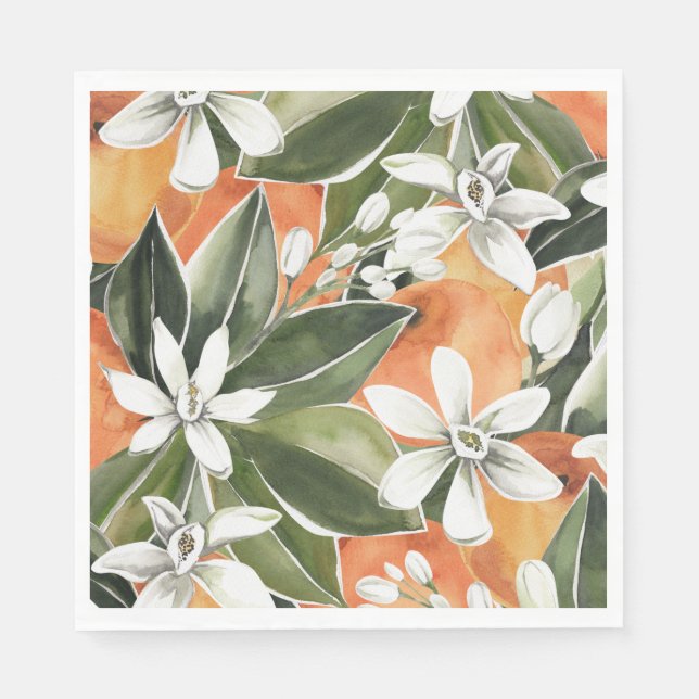 Servilleta De Papel Cutie Papel Napkins Citrus Napkins (Anverso)