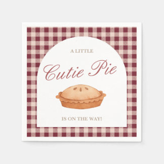 Servilleta De Papel Cutie Pie Baby Shower Napkin
