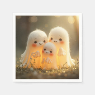 Servilleta De Papel Cutiños Fantasmas de Halloween