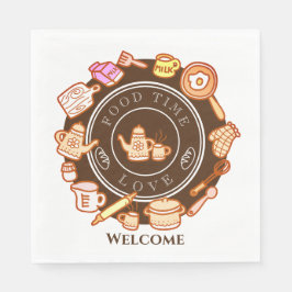 Servilleta De Papel Cuto de cocina marrón