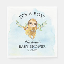Servilleta De Papel Cuto Slote Boy Baby Shower Paper Napkins