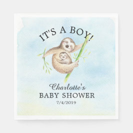 Servilleta De Papel Cuto Slote Boy Baby Shower Paper Napkins
