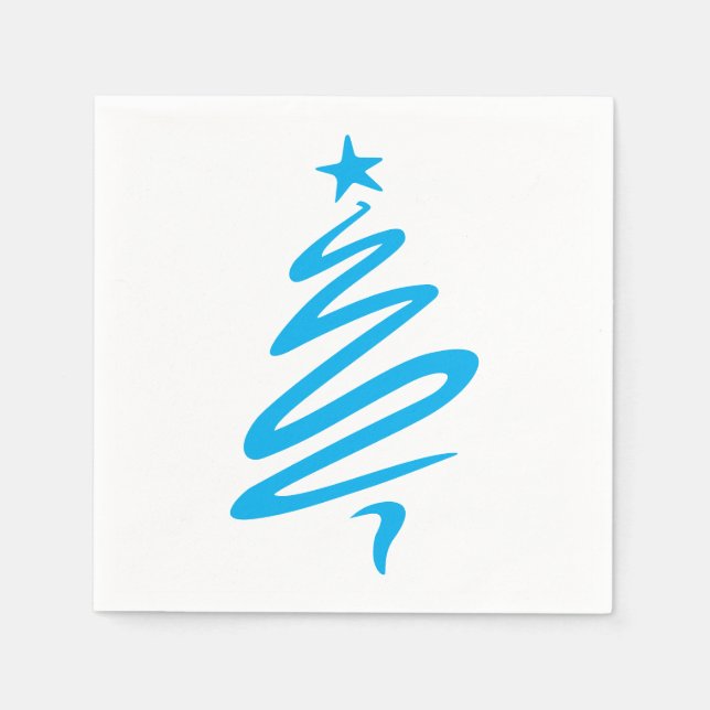 Servilleta De Papel Cyberscooooooty Christmas Tree Napkins (Anverso)