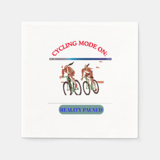 Servilleta De Papel Cycling Mode ON: Reality Paused | Funny Cyclist Gr