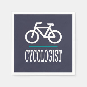 Servilleta De Papel CYCOLOGISTA Cíclica divertida ama a las bicicleta