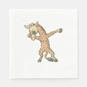 Servilleta De Papel Dabbing Giraffe Dab
