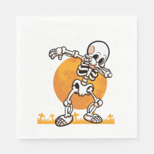 Servilleta De Papel Dabbing Halloween Pug Dog