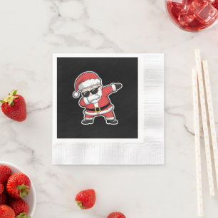 Servilleta De Papel Dabbing Santa Xmas enciende regalos de Navidades i