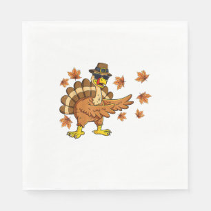 Servilleta De Papel Dabbing Turkey Día de Acción de Gracias regalo Per