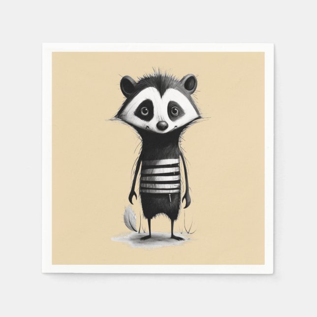 Servilleta De Papel Dachs badger (Anverso)