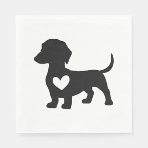 Servilleta De Papel Dachshund      