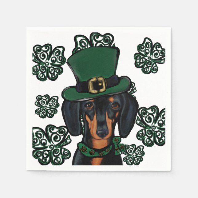 SERVILLETA DE PAPEL DACHSHUND (Anverso)