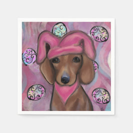 Servilleta De Papel Dachshund