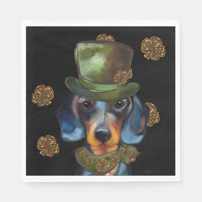 Servilleta De Papel Dachshund (Anverso)