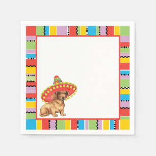 Servilleta De Papel Dachshund de la fiesta