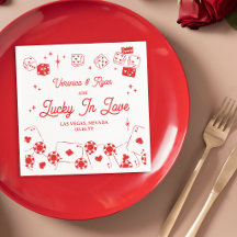 Dado Rojo Afortunado en el Amor Compromiso Boda