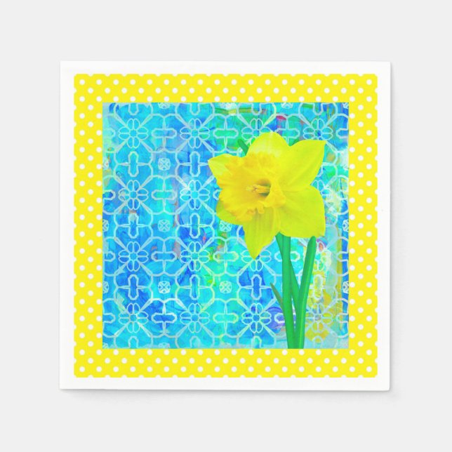 Servilleta De Papel Daffodil Sunshine (Anverso)