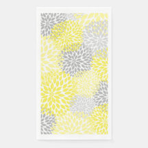 Dahlia Bouquet - gris amarillo