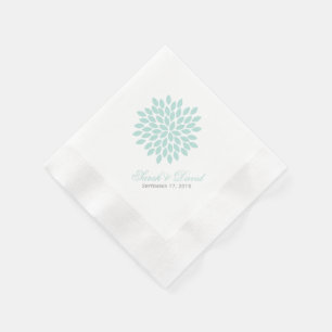 Servilleta De Papel Dahlias Boda