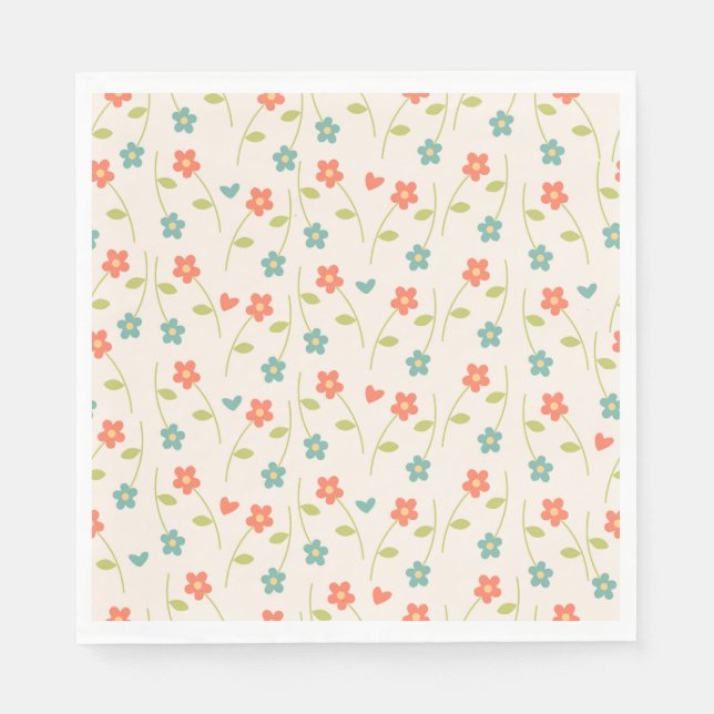 Servilleta De Papel Daisies (Anverso)