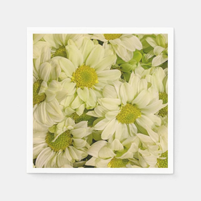 Servilleta De Papel Daisies Paper Napkin (Anverso)