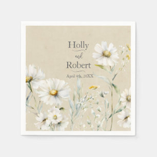 Servilleta De Papel Daisy Boda