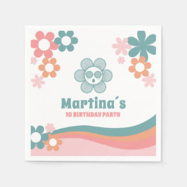 Servilleta De Papel Daisy Chica Birthday Party