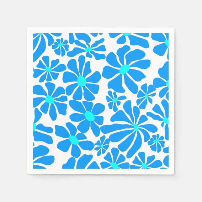 Servilleta De Papel Daisy en 2 sombras B02.bblue (Anverso)