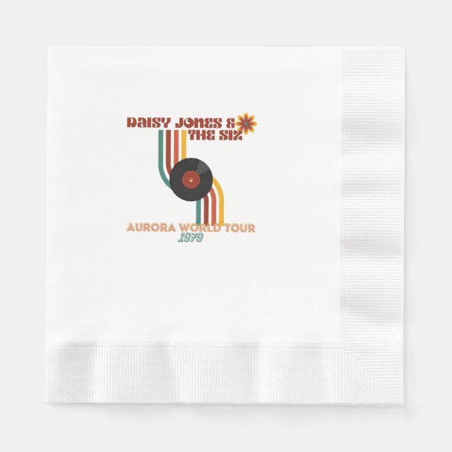 Servilleta De Papel Daisy Jones los seis (Anverso)