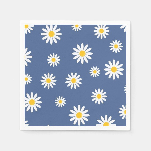 Servilleta De Papel Daisy Meadows Blue (Anverso)