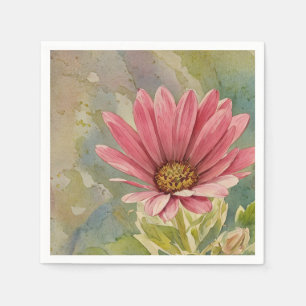 Servilleta De Papel Daisy rosa y Bonito - Napkin de papel