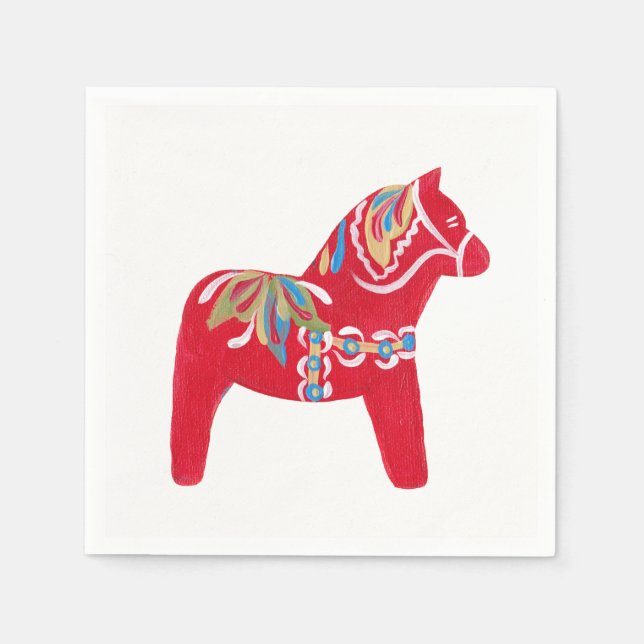 Servilleta De Papel Dala Horse (Anverso)