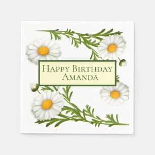 Servilleta De Papel Dalias de corte elegante