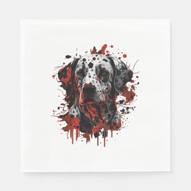 Servilleta De Papel Dalmatiano (Anverso)