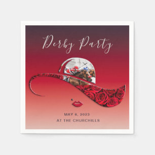Servilleta De Papel Damas Gorra Derby Fiesta