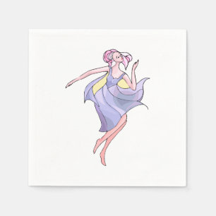 Servilleta De Papel Dancing Ballerina Napkins