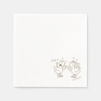 Servilleta De Papel Dancing Duck Napkin