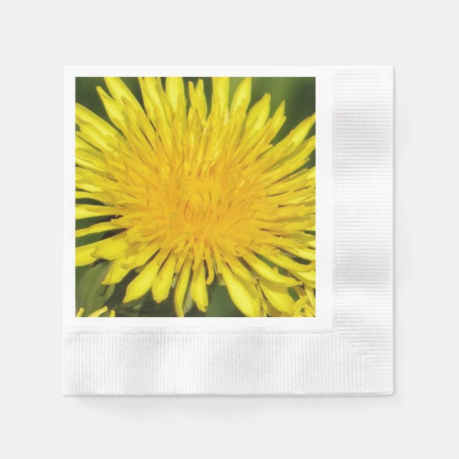 Servilleta De Papel Dandelia amarilla (Anverso)