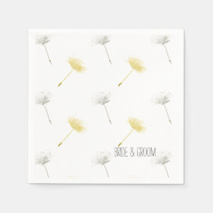 Servilleta De Papel Dandelion Wish Flowers Bridal Shower