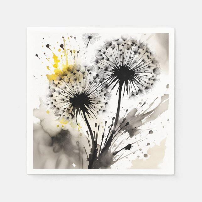 Servilleta De Papel Dandelions (Anverso)