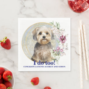 Servilleta De Papel Dandie Dinmont Terrier Dog Bodas