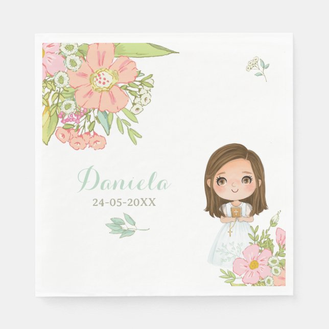Servilleta De Papel DANIELA servilletas de papel Primera Comunión (Anverso)