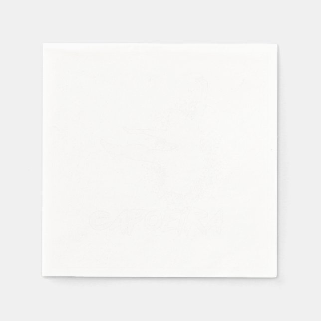 Servilleta De Papel Danza brasileña de Capoeira contra regalo acrobáti (Anverso)