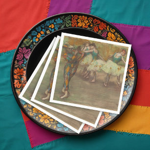 Servilleta De Papel Danza Harlequin, arte Degas