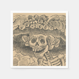 Servilleta De Papel Dapper Skeleton (Calavera Catrina) (Calavera elega