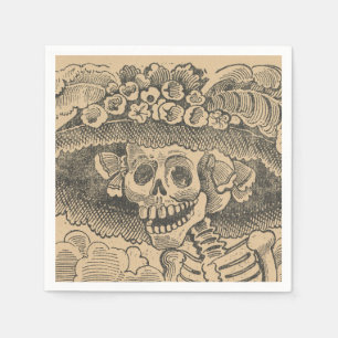 Servilleta De Papel Dapper Skeleton (Calavera Catrina) (Calavera elega