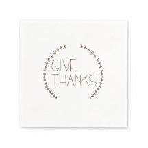 Dar gracias a Napkin