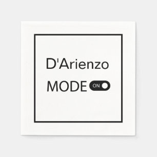 Servilleta De Papel D'Arienzo moda divertido Tanguero Bailarín de Tang